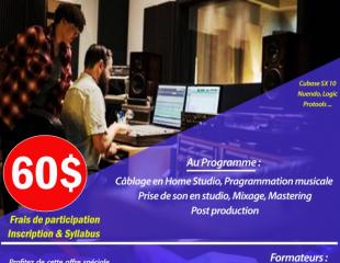 Nouvelle session des formation en audivisuel, Sonorisation Live, Live streaming, Photographie numérique, Montage et fabrication des Baffles, Ingénieurs du son studio, ...